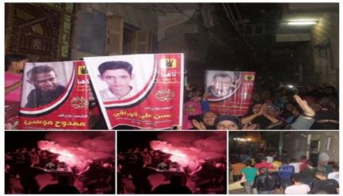 الجيزة: مسيرة ليلية بناهيا تحت شعار«انتهاك الطلاب»