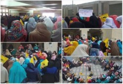 طالبات ضد الانقلاب كلية الدراسات الإسلامية بـ ‫المنصورة‬ ينتفضون من جديد في فعاليات حاشدة