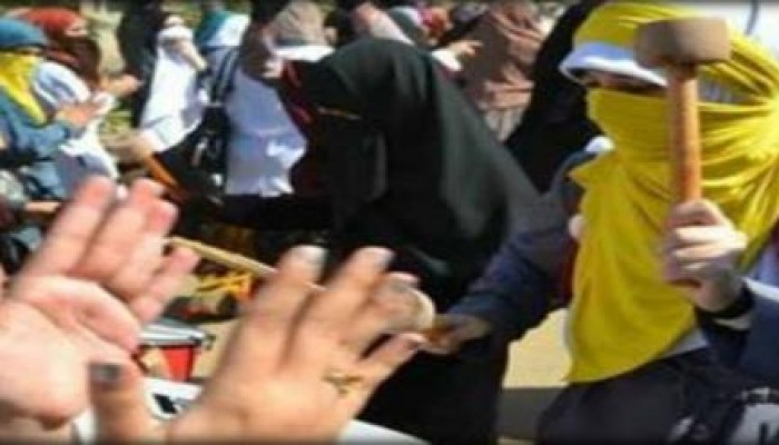 مسيرة حاشدة لطالبات الأزهر داخل الحرم الجامعي بمدينة نصر