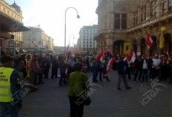 مظاهرة ومعرض لجرائم الانقلاب بالنمسا