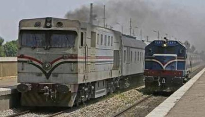 توقف حركة القطارات بين مدينة شربين وكفر سعد والسبب مجهول