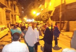 بالصور .. مسيرة ليلية لثوار الفيوم ضد الانقلاب العسكري تجوب حي وسط البلد