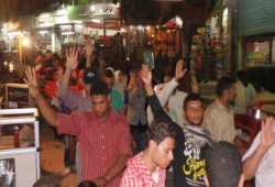 مسيرة ليلية لثوار الفيوم ضد الانقلاب العسكري