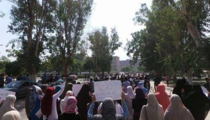 فاعلية لطلاب ضد الانقلاب بجامعة أسيوط في عودة للمارد الطلابي