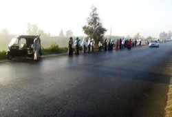 الدقهلية: سلسلة بشرية ومسيرة على طريق القاهرة لتحالف دعم الشرعية