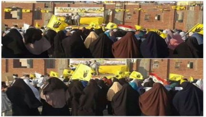 أهالي بلطيم ينظمون إحتفالية ثورية داعما ً للحراك الطلابي