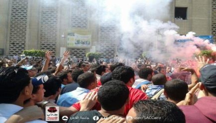 التظاهرات الطلابية تجتاح الجامعات منددة بالاعتداء على زملائهم في الإسكندرية
