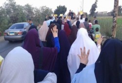 مسيرة حاشدة لثوار دسوق  ضد مجزرة جامعة الاسكندرية