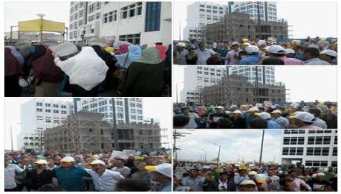 البحيرة: مسيرة لـ طلاب ضد الإنقلاب بجامعة دمنهور رفضا لإعتقال الطلاب وتنديدا بمجزرة هندسة