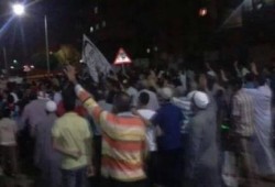 مسيرة حاشدة لرافضي الانقلاب في السادات