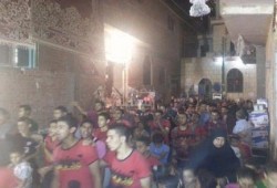 ثوار بنى مجدول يحيون مسيرة ليليلة ضد الانقلاب العسكري