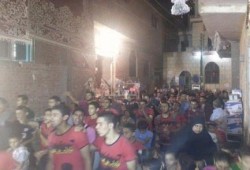ثوار بنى مجدول يحيون مسيرة ليليلة ضد الانقلاب العسكري