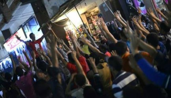 مسيرة حماسية حاشدة لحركة طلاب أحرار بسيدي سالم