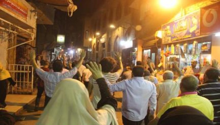 مسيرة تجوب الوراق بالجيزة تنديدًا بالانقلاب