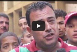 بالفيديوالسيسي يأكل مؤيدية ..  رجل يبكي ويؤكد أنه مؤيد للسيسي أثناء إزالة منزله