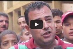 بالفيديوالسيسي يأكل مؤيدية ..  رجل يبكي ويؤكد أنه مؤيد للسيسي أثناء إزالة منزله