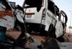 وفاة 8 أشخاص وإصابة 14 آخرين في حادث تصادم 10 سيارات بطنطا