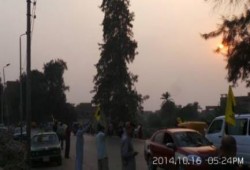 الشرقية: سلاسل بشرية بالزقازيق ختاماً لفعاليات الطلاب فرسان الثورة