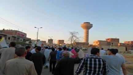 البحيرة : مسيرة حاشدة لـ"ثوار أبو المطامير" دعمًا للحراك الطلابي ضد الانقلاب