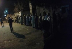 كفرالشيخ: وقفه مسائية لاحرار محلة دياى - مركز دسوق دعما للطلاب فرسان الثورة