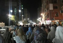 مسيرة في أسيوط تتحدي أمن الانقلاب