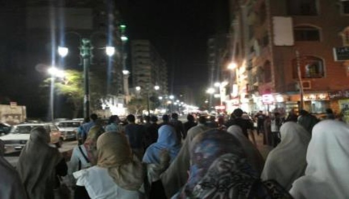 مسيرة في أسيوط تتحدي أمن الانقلاب