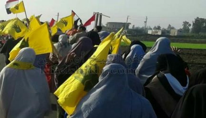 كفرالشيخ: أهالي الرياض يخرجون في مسيرة حاشدة رفضاً لحكم العسكر ولنصرة الأقصي