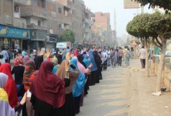 الشرقية: مسيرة حاشدة بديرب نجم ضمن فاعليات جمعة انصروا الأقصي