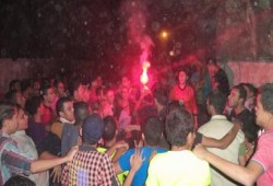 الشرقية: مسيرة ليلية بكفور نجم بجمعة انصروا الأقصي