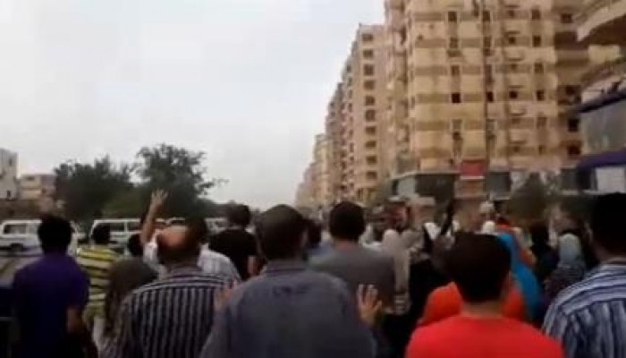 ثوار مدينة نصر يواصلون حراكهم الثوري بمسيرة صباحية