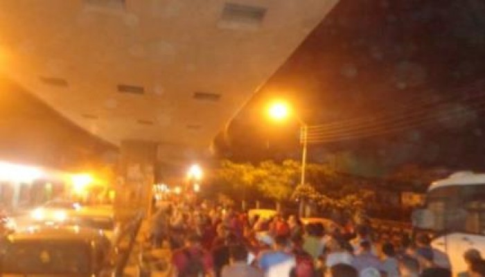 مسيرة ليلية ببنى سويف تندد بمجازر الكيان الصهيونى تجاه الأقصى