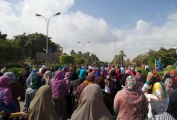 بالصور .. مظاهرات حاشدة لطلاب ضد الانقلاب بجامعة المنيا في ثاني أسبوع دراسي