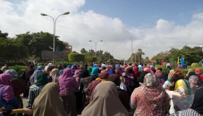 بالصور .. مظاهرات حاشدة لطلاب ضد الانقلاب بجامعة المنيا في ثاني أسبوع دراسي