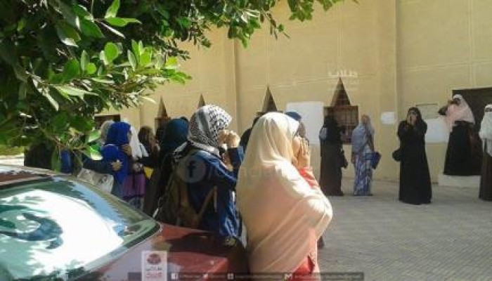 تظاهرة مناهضة للانقلاب لطلاب ضد الانقلاب جامعة قناة السويس