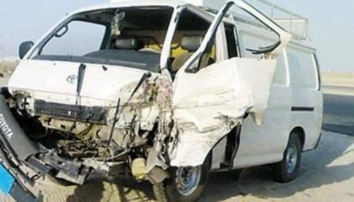 نحس السيسي .. مصرع وإصابة 14 فى حادث تصادم بـ (صحراوي) بني سويف