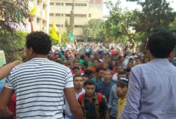 قطع الإنترنت بجامعة الزقازيق مع بدء تظاهر الطلاب