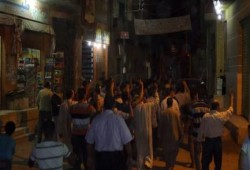 القليوبية: مسيرة ليلية منددة بالانقلاب ومطالبة بالافراج عن المعتقلين