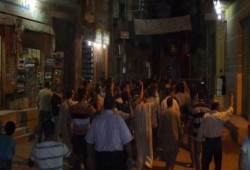 القليوبية: مسيرة ليلية منددة بالانقلاب ومطالبة بالافراج عن المعتقلين