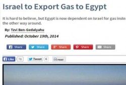 "موقع صهيوني" يسخر من الانقلاب: مصر أصبحت تستورد الغاز من إسرائيل