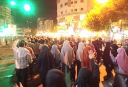 تحالف دعم الشرعية بالفيوم ينظم مسيرة ليلية حاشدة ضد الانقلاب العسكري