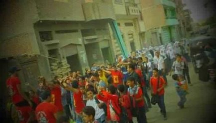 الفيوم.. مسيرة صباحية لطلاب إطسا تندد بجرائم الانقلاب
