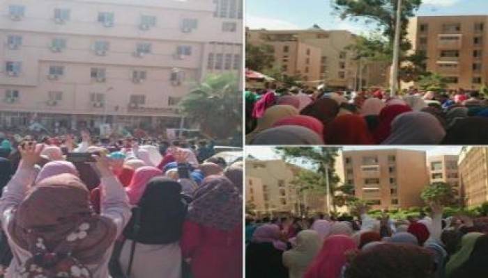 جامعة المنوفية تنتفض ضد الانقلاب وقمع الطلاب