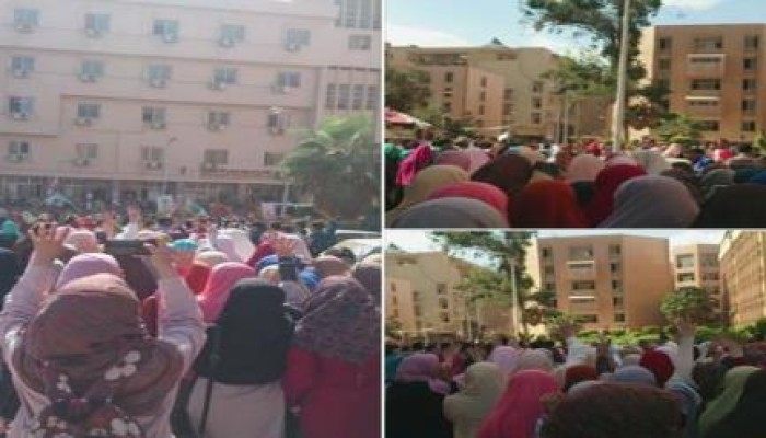 جامعة المنوفية تنتفض ضد الانقلاب وقمع الطلاب
