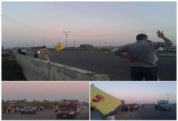 البحيرة: سلسلة بشرية لـ"ثوار أبو حمص" تطالب بإسقاط الانقلاب