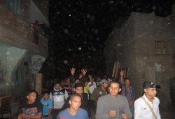 مسيرة ليلية لشباب ضد الانقلاب بدمياط تططالب برحيل حكم العسكر