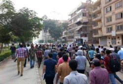 طلاب الأزهر بالقاهرة ينظمون فاعلية بالحي السابع تضامناً مع الفتيات المعتقلات