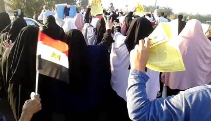 سلسلة تبعتها مسيرة رافضة لحكم العسكر بـ "أجا"