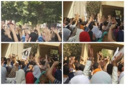 بالصور .. لهيب الثورة يشتعل اليوم في فعالية حاشدة لطلاب هندسة المطرية بحلوان