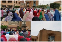 بالصور .. طلاب ضد الانقلاب بجامعة المنوفية ينظمون فاعلية حاشدة والأمن يصور الطلاب