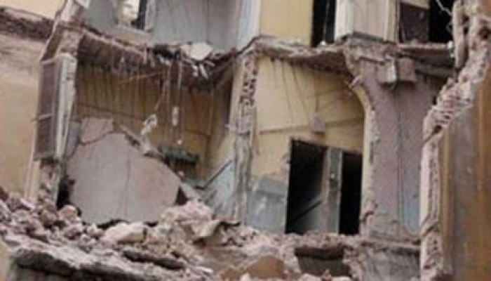 إنهيار عقار بغرب الإسكندرية وإصابة 3